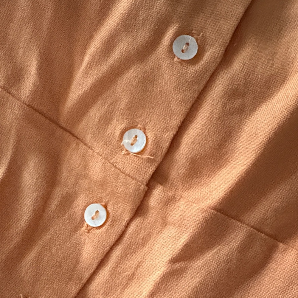 RVCA Orange Spaghetti-Strap Open Back Mini Dress - Picture 5 of 5